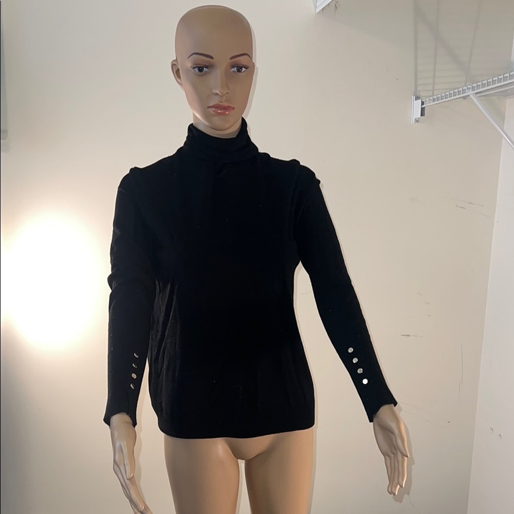 Zara Charcoal Ribbed Knit Top (#23)